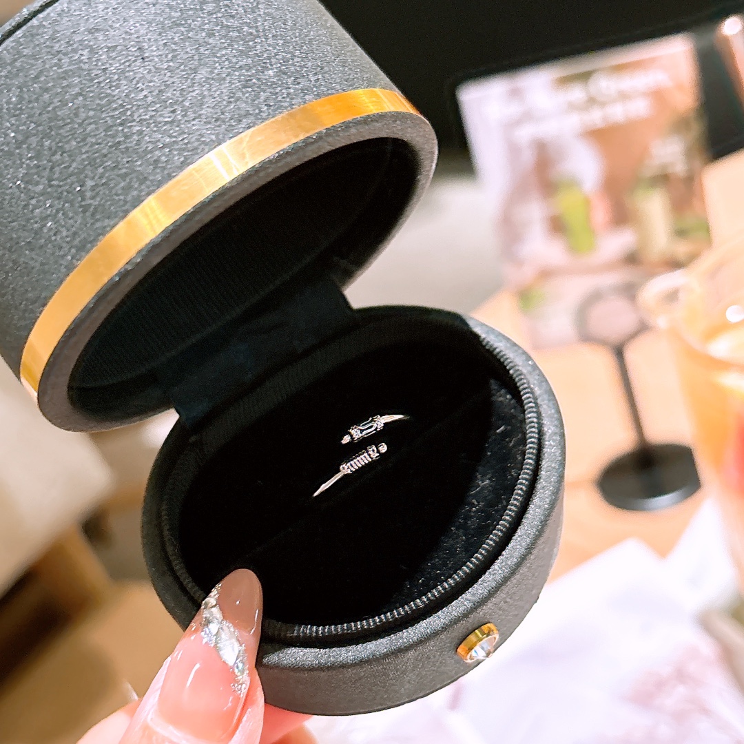 High Polish Silver Ring Sweet Housewarming Gold