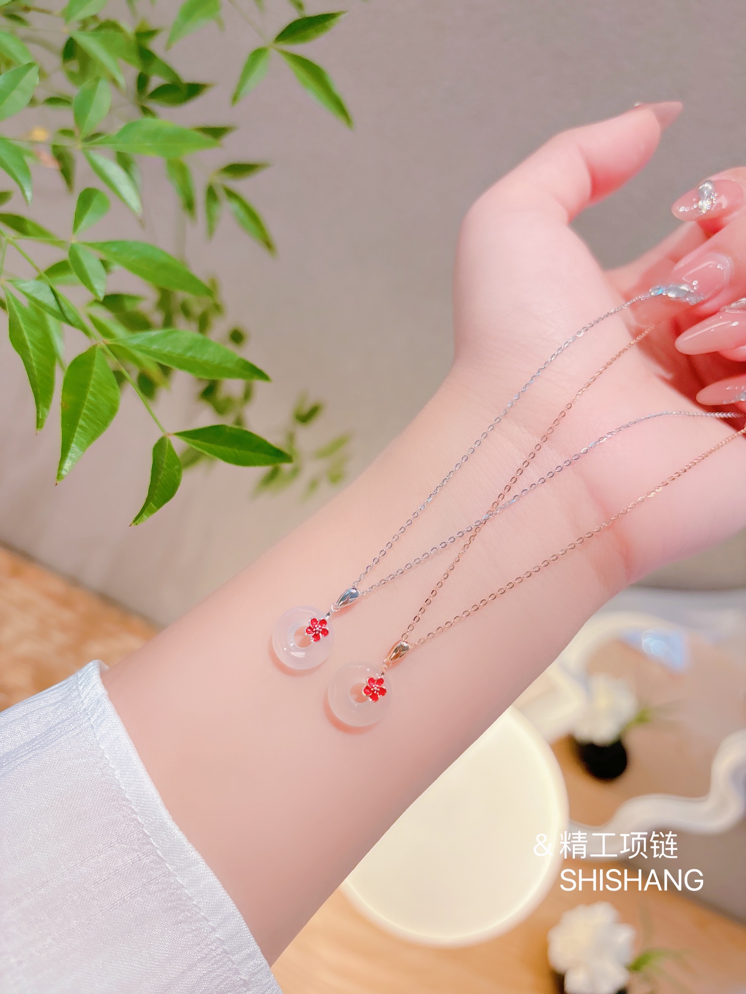 925 Silver Necklace Korean Style Self-love Gold