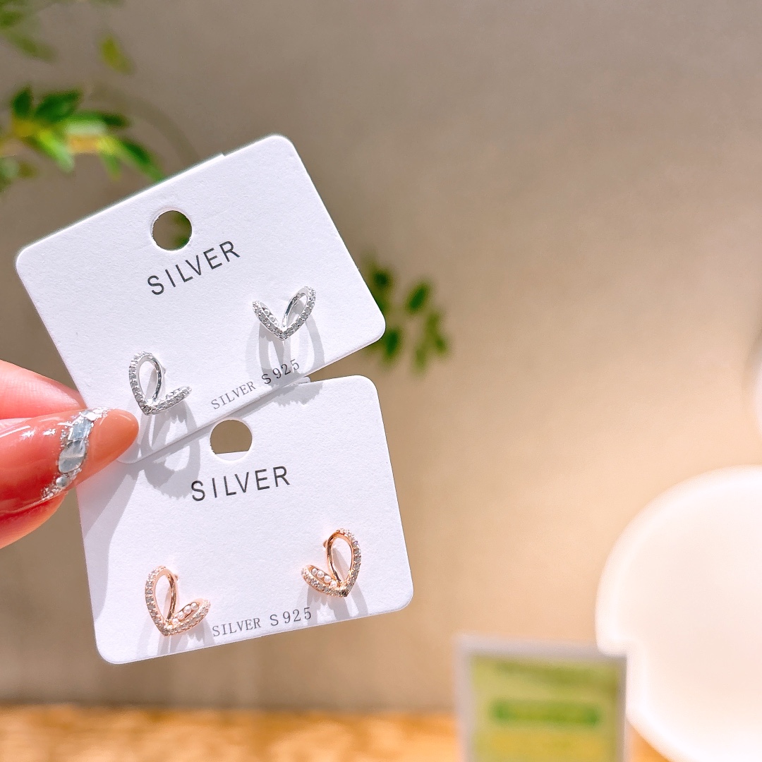 925 Silver Earrings Intellectual Graduation Gold