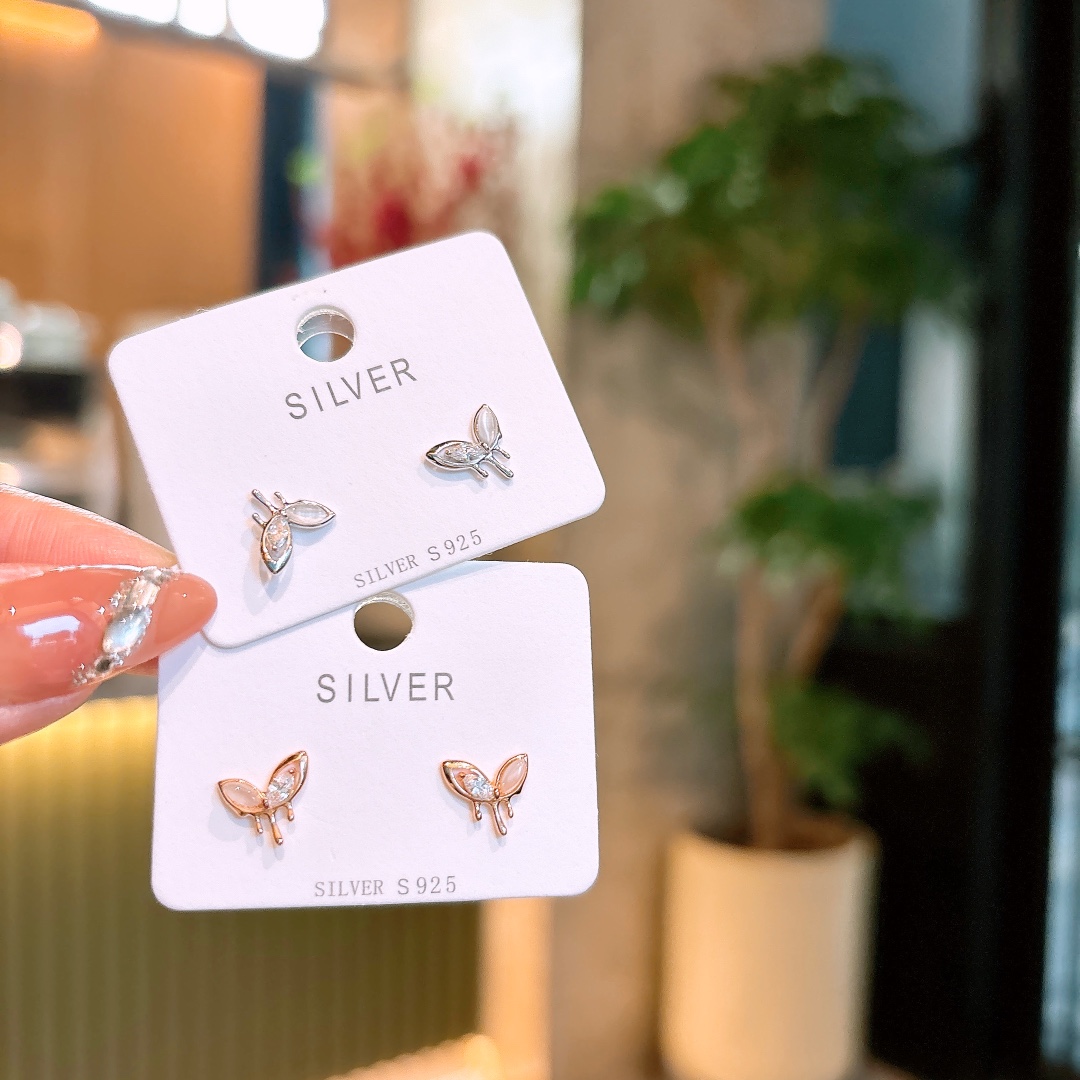 Nickel Free Silver Earrings Dainty Anniversary Gold