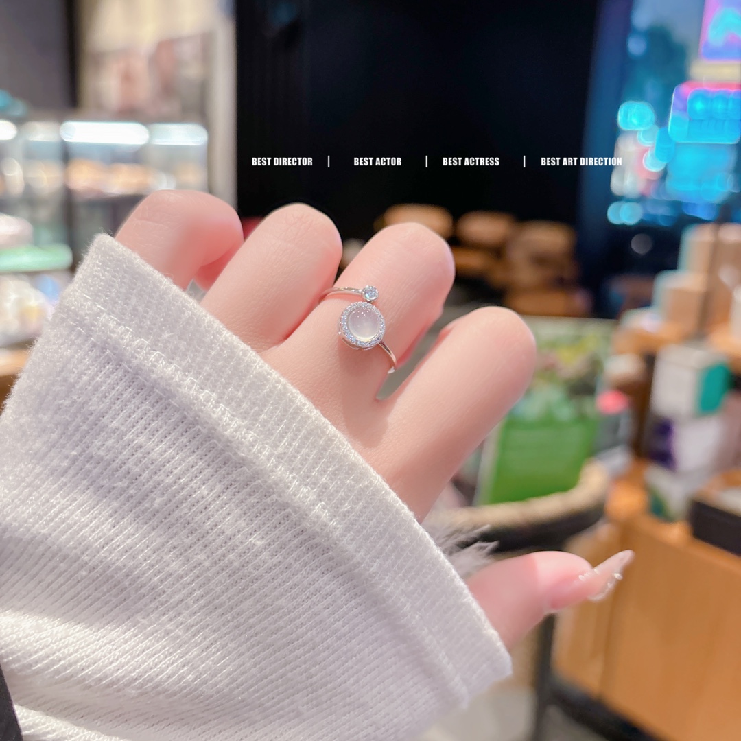 S925 Sterling Silver Ring Girly Proposal Silver