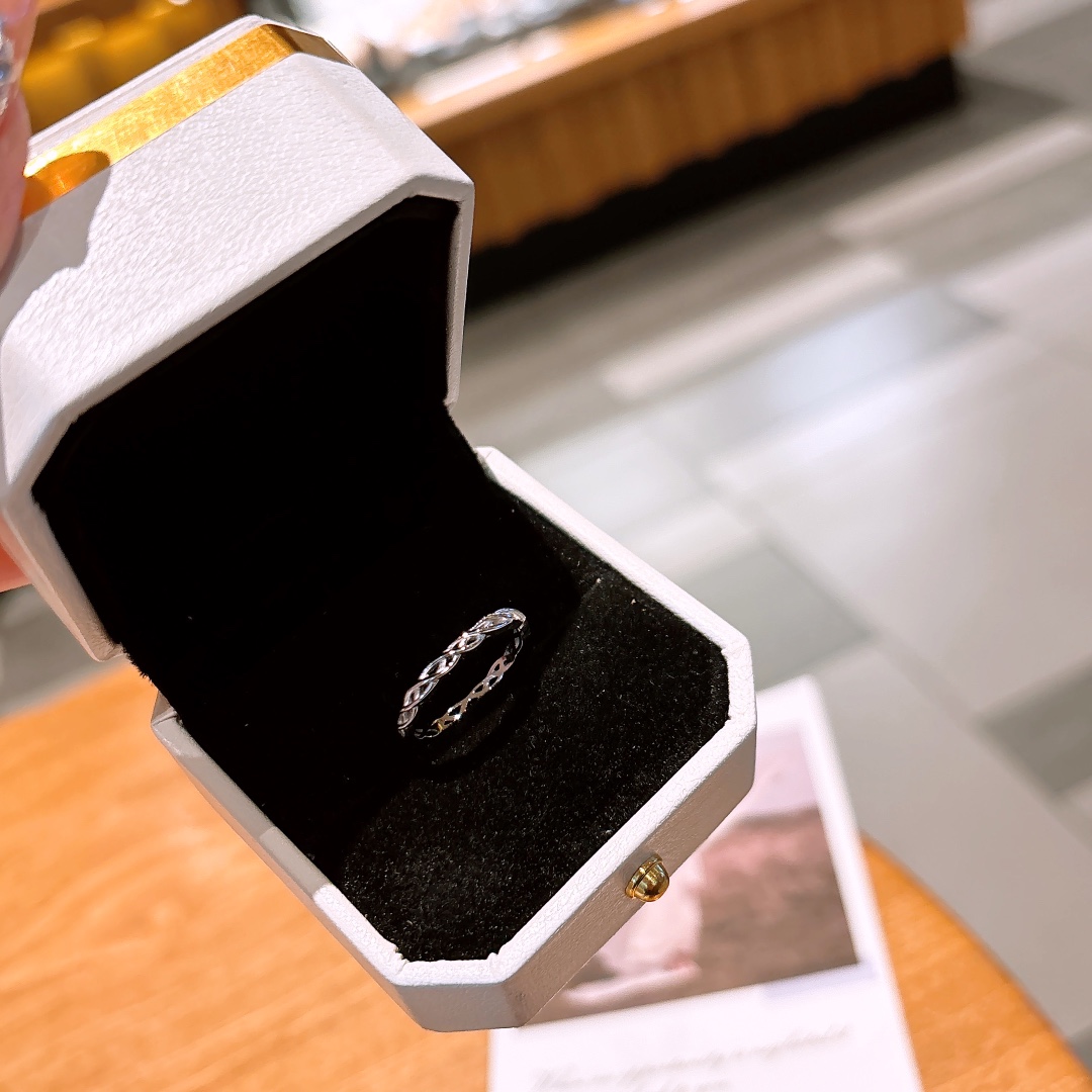 Low Allergy Silver Ring Ins Style Valentine's Day Gold