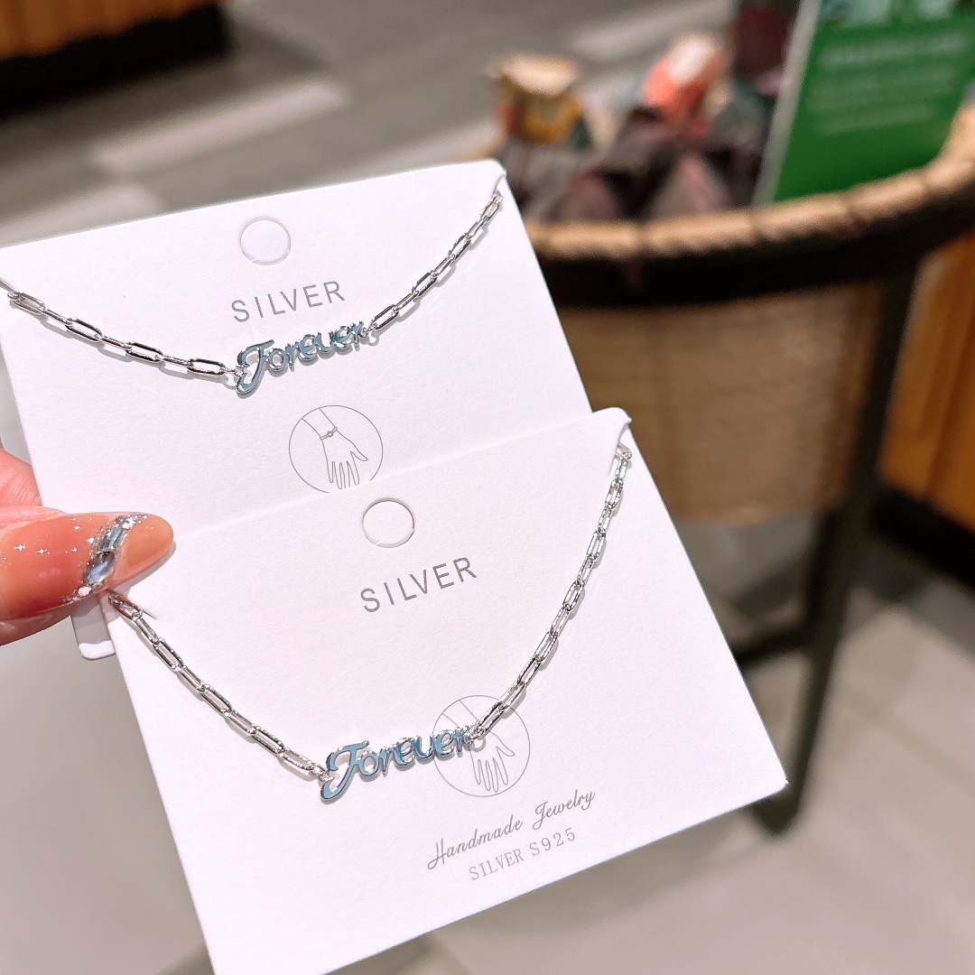 さわやか系低アレルギー銀ブレスレットシルバー 新年