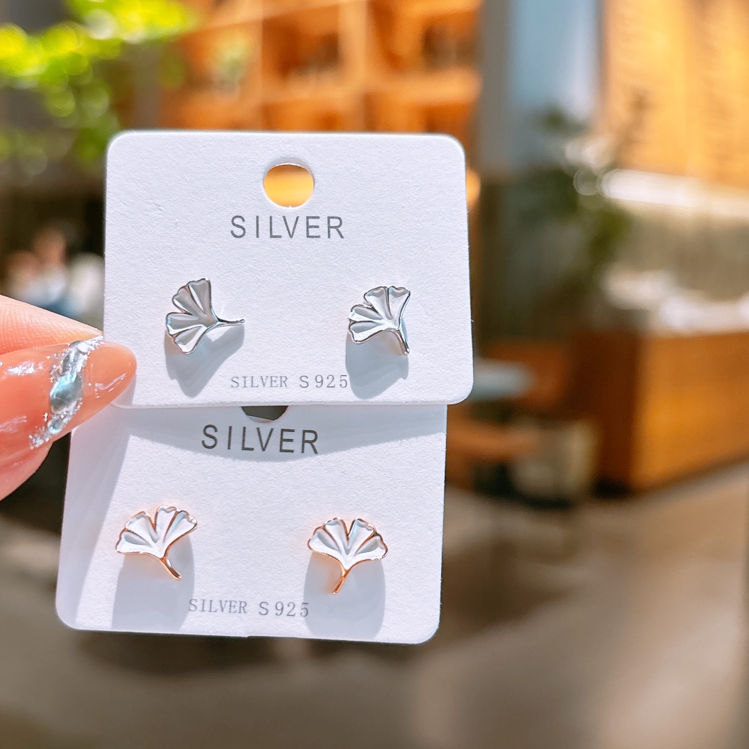 High Polish Silver Earrings Ethereal Wedding Favor Gold