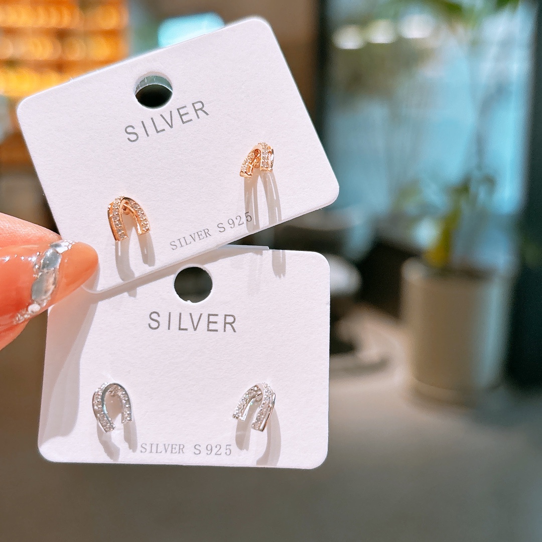 Nickel Free Silver Earrings Romantic Self-love Gold