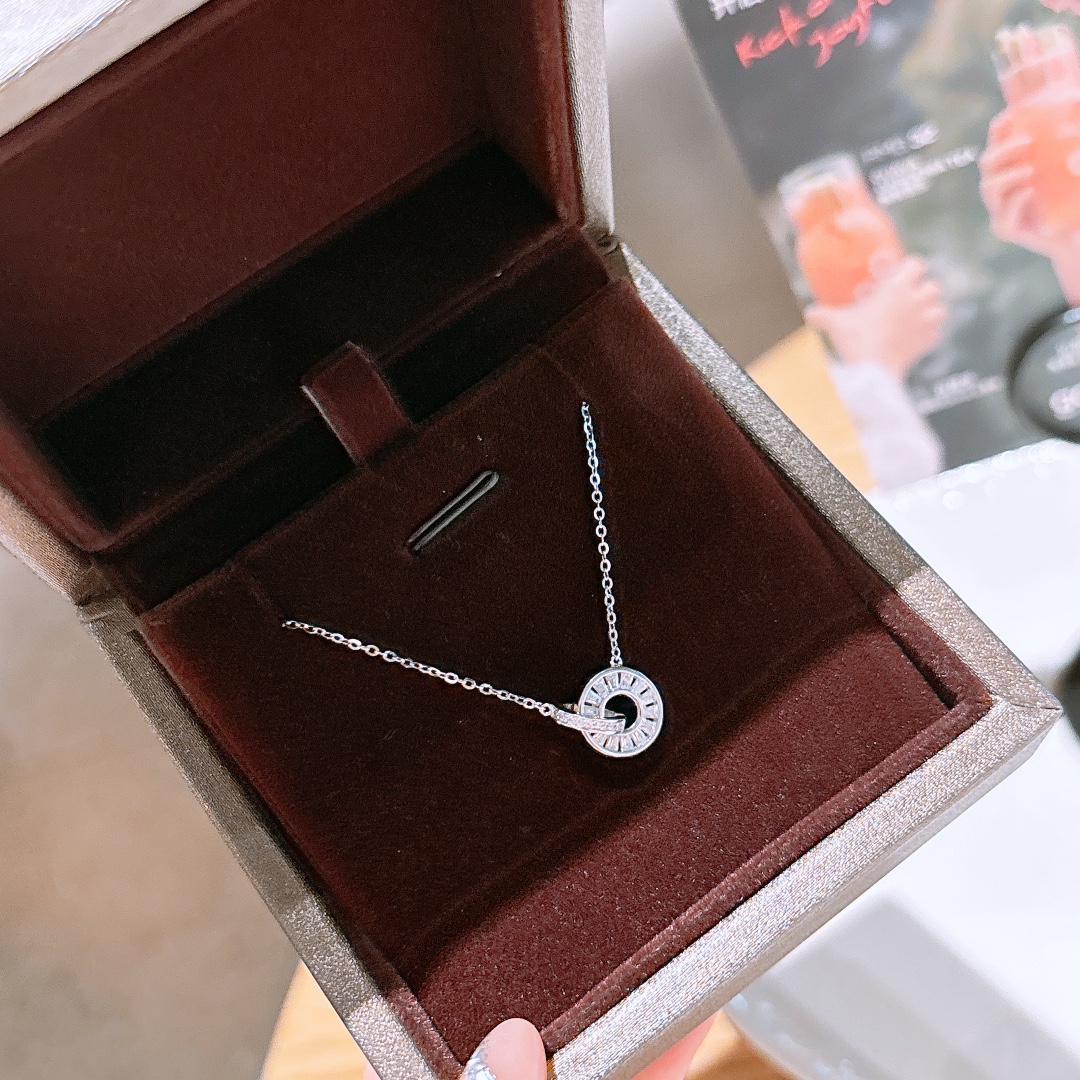 Hypoallergenic Silver Necklace Vintage Wedding Registration Silver