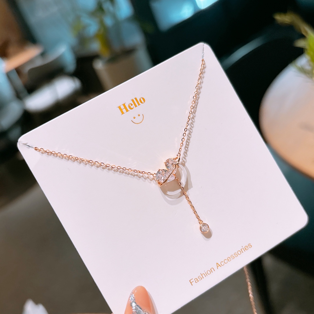 Solid Silver Necklace Romantic Anniversary Silver