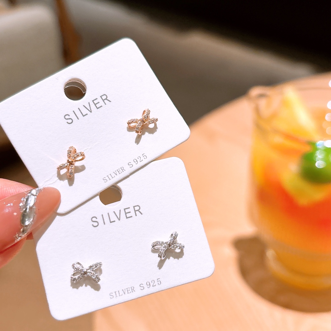 Fine Silver Earrings Minimalist Date Night Gold