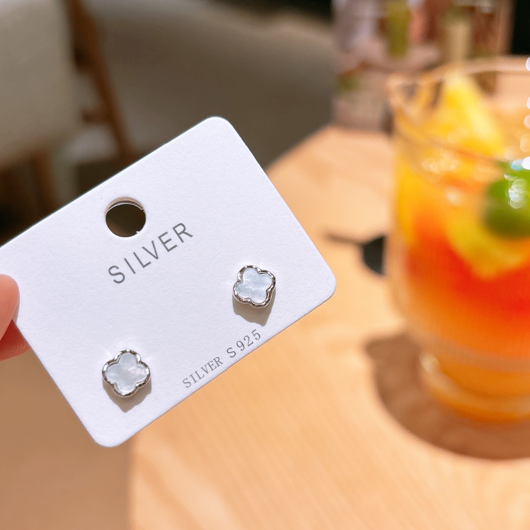 Fine Silver Earrings Pure Confession Gold