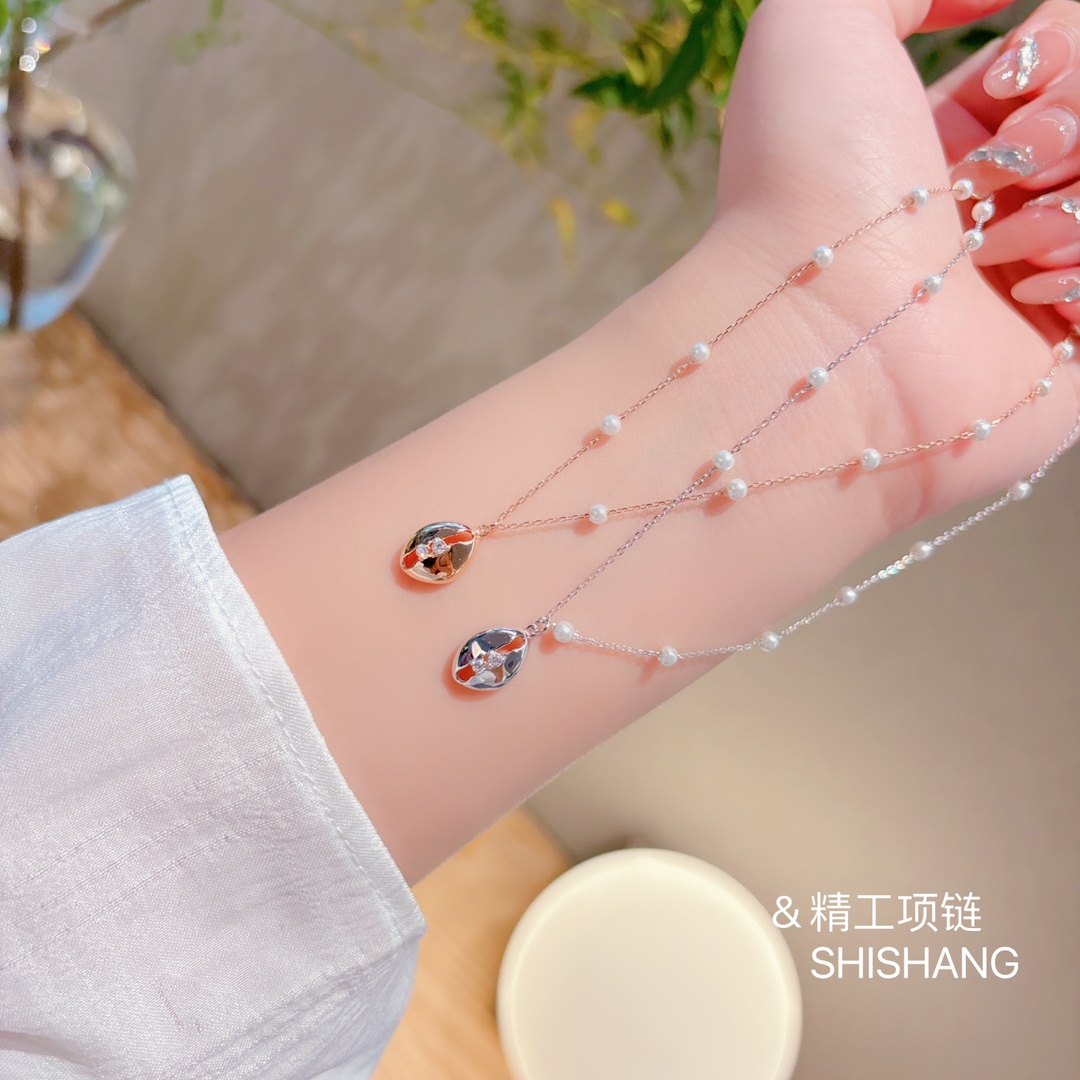 Nickel Free Silver Necklace Gentle Anniversary Gold