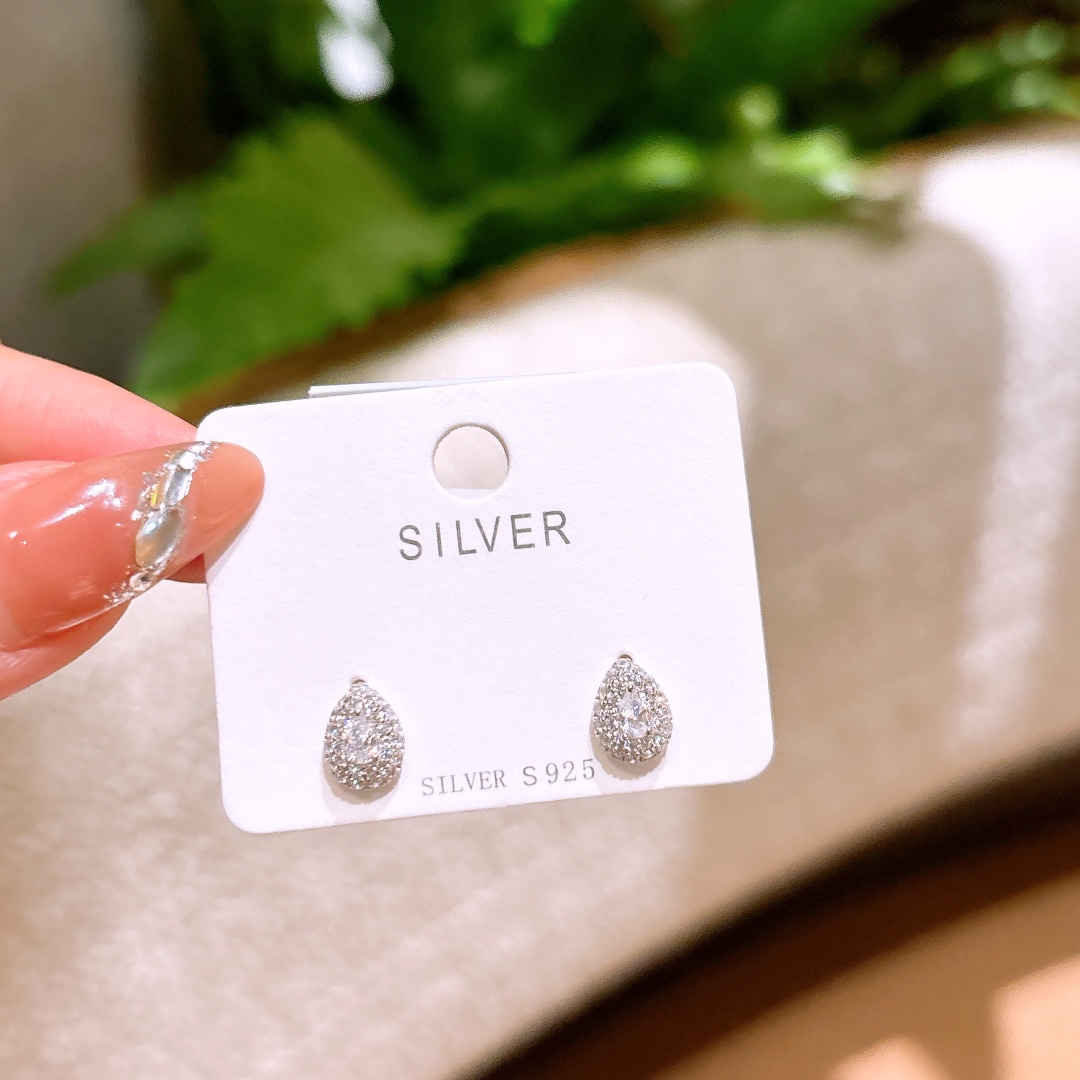 925 Silber Ohrringe Wald Arbeitsplatz Gold