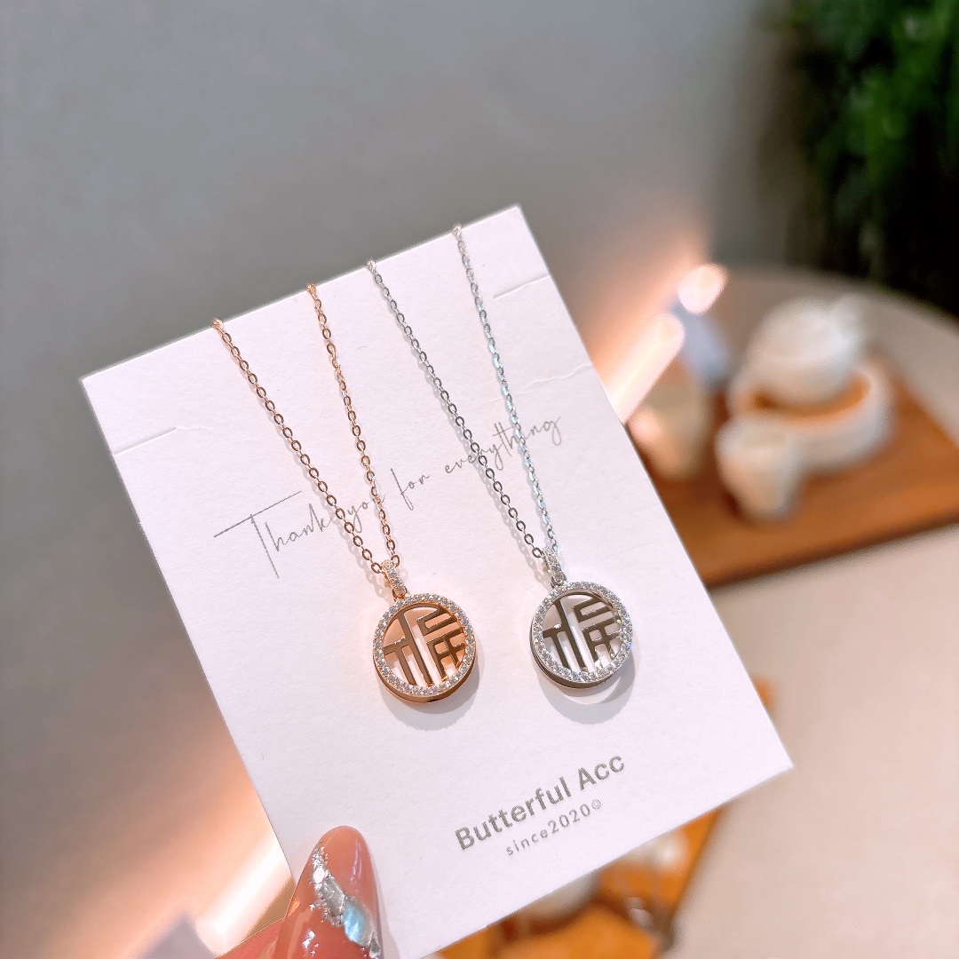 Hypoallergenic Silver Necklace Pure Mother's Birthday Silver