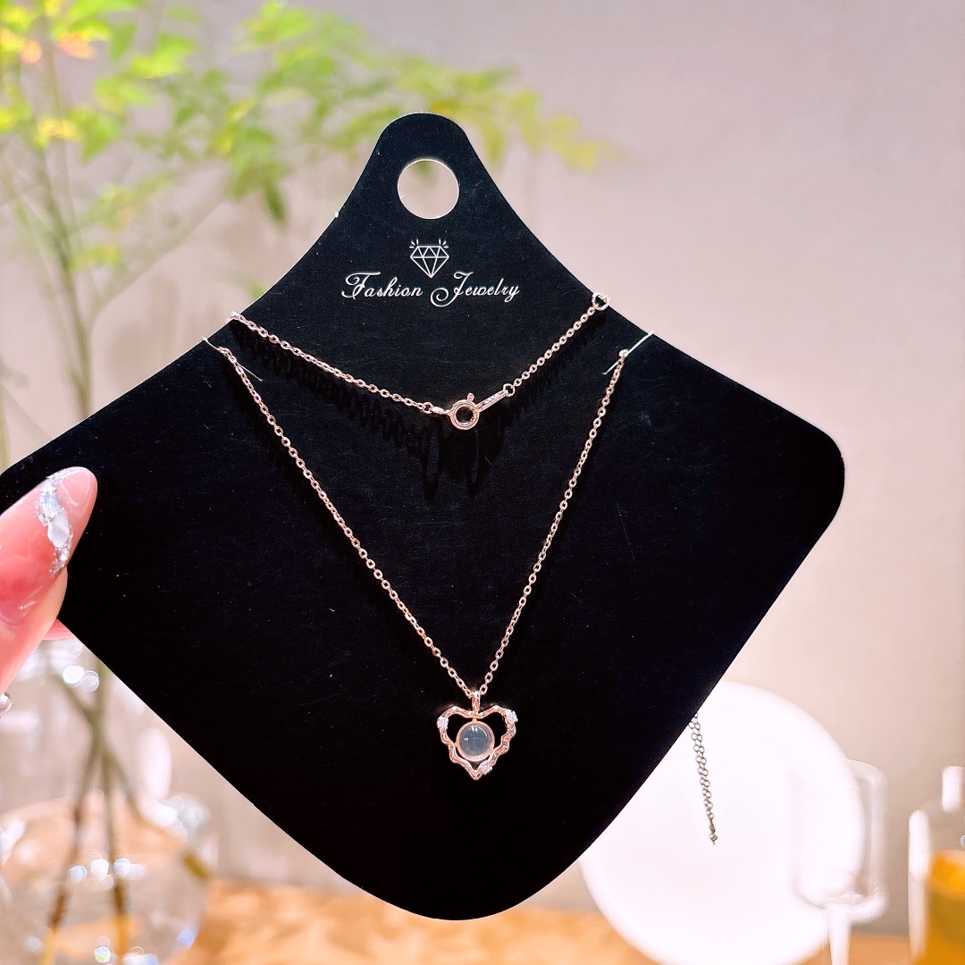 Low Allergy Silver Necklace Lively Spring Festival Silver