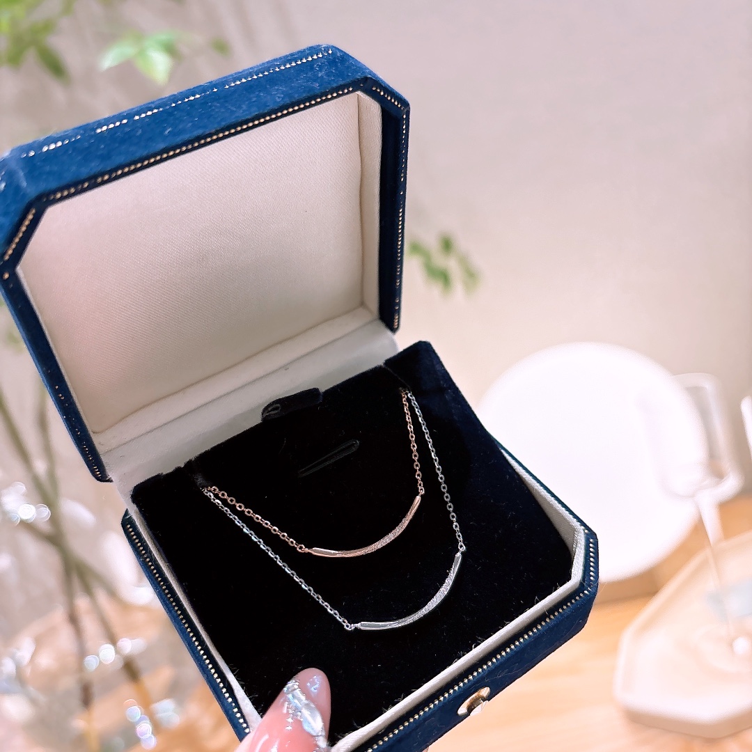 High Polish Silver Necklace Dainty Christmas Silver