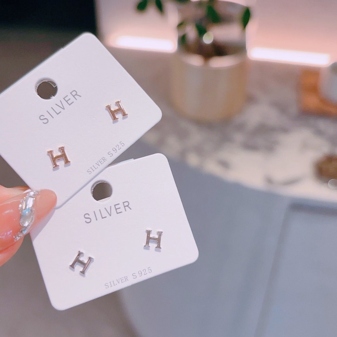 925 Silver Earrings Intellectual Housewarming Silver