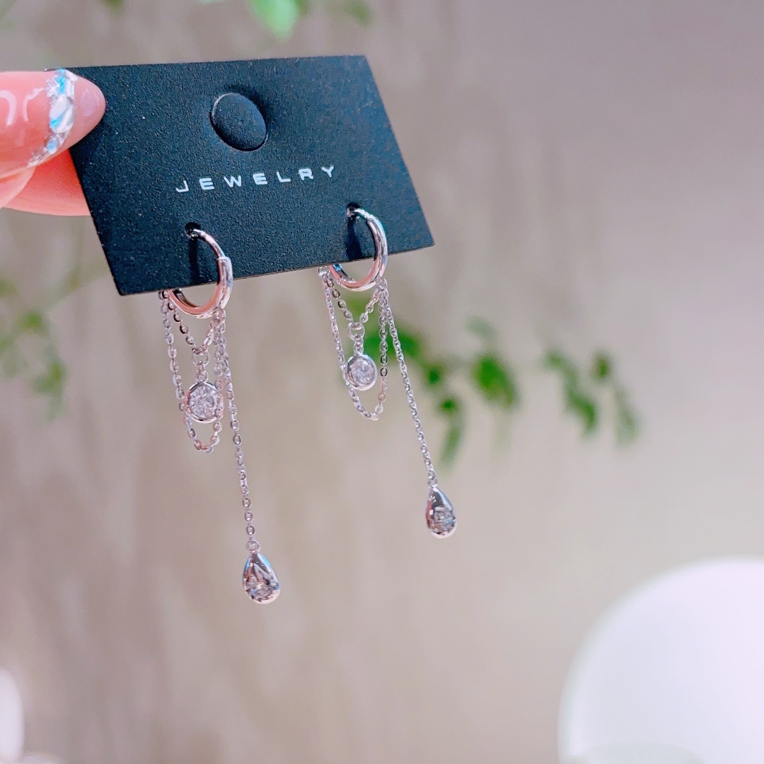 Solid Silver Ear Cuffs Delicate Valentine's Day Gold