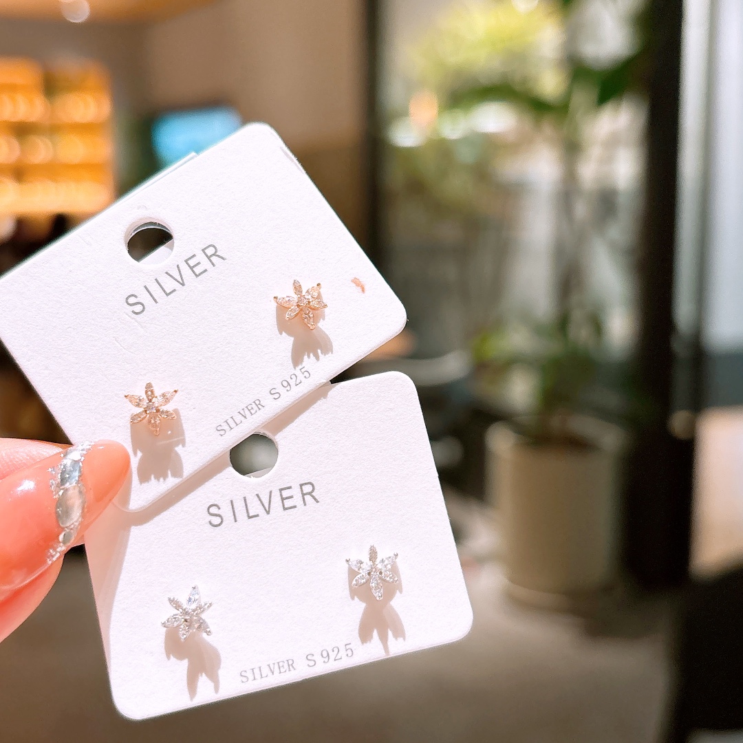 Nickel Free Silver Earrings Sweet Teacher's Day Gold