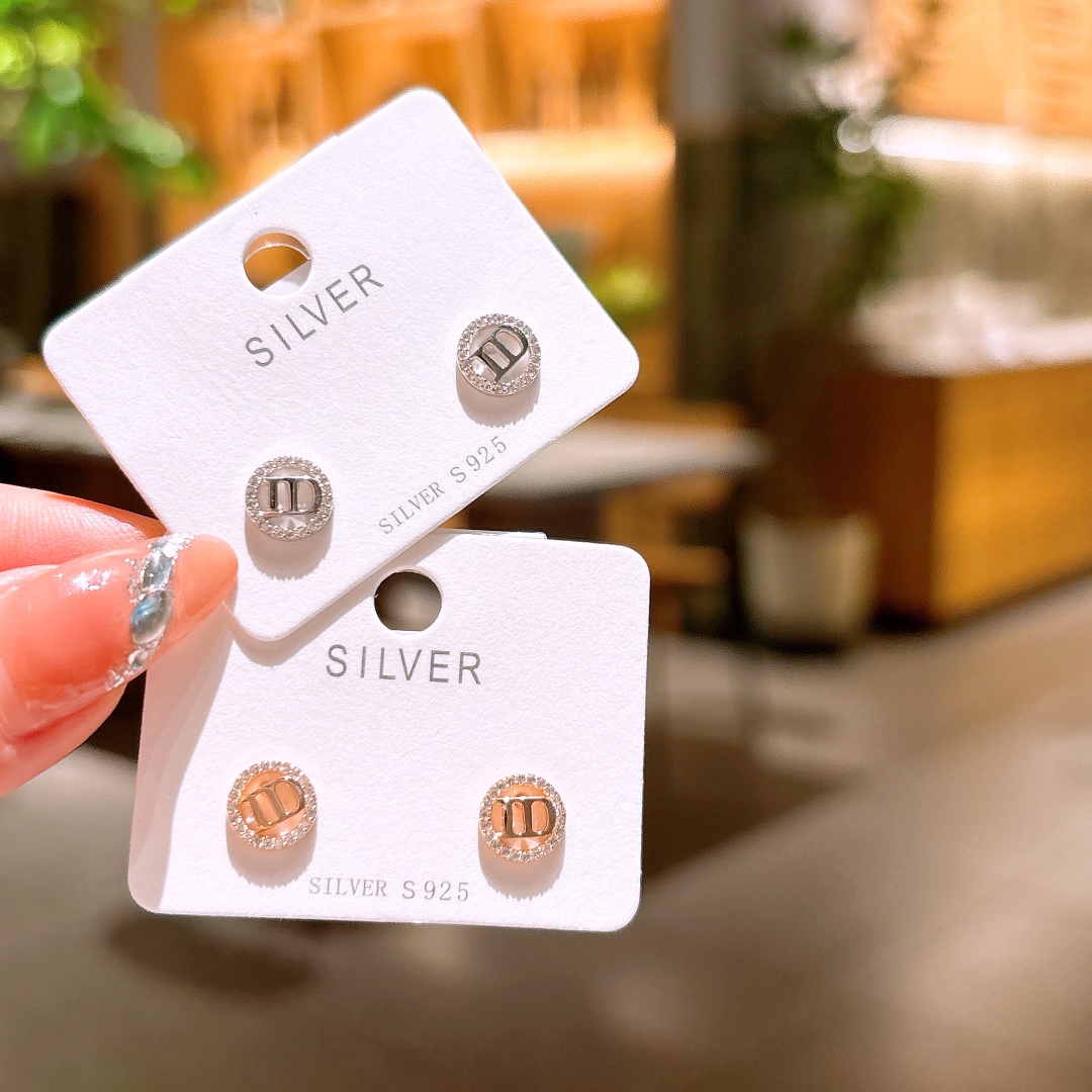 High Polish Silver Earrings Fresh Party Gold