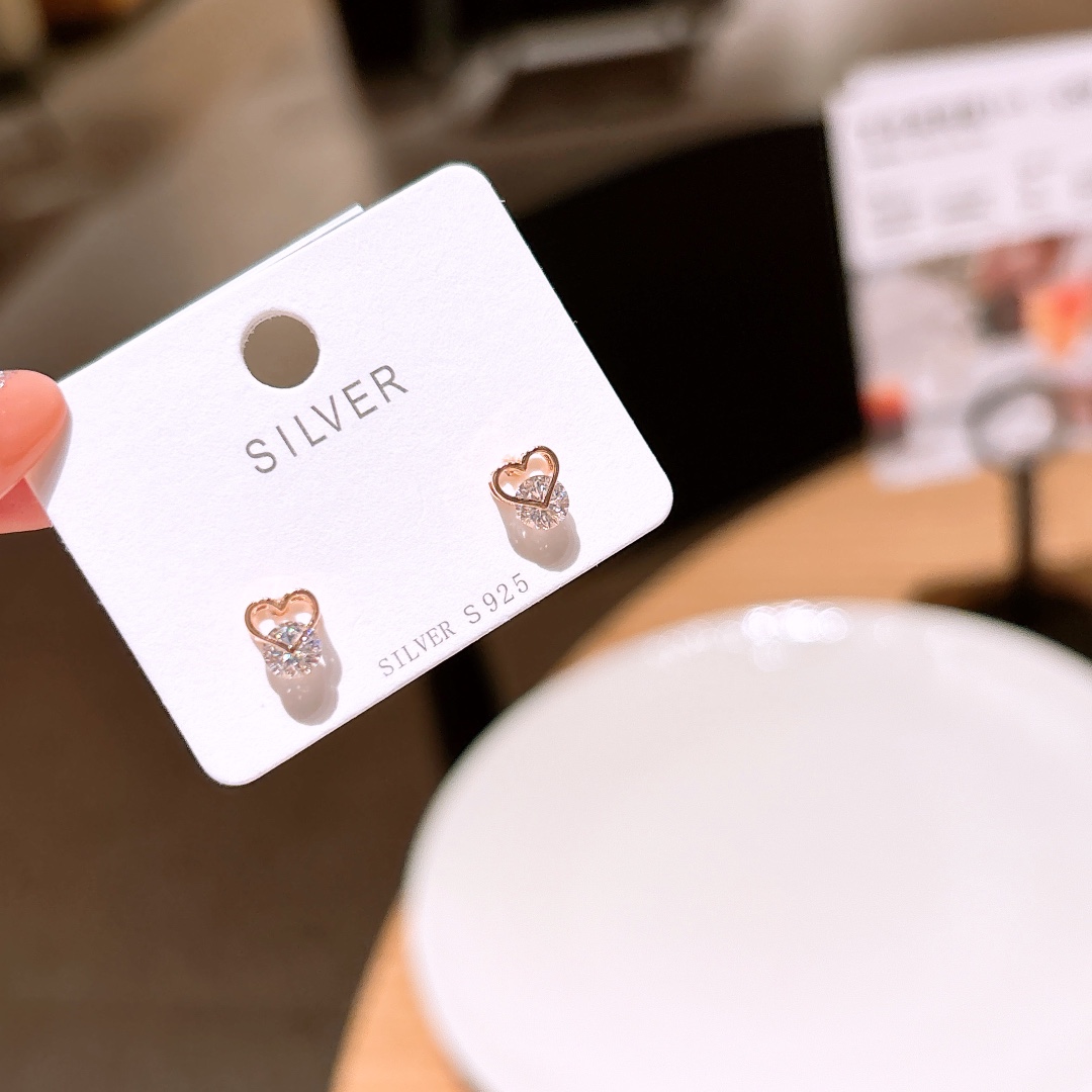 Fine Silver Earrings Sweet Christmas Silver