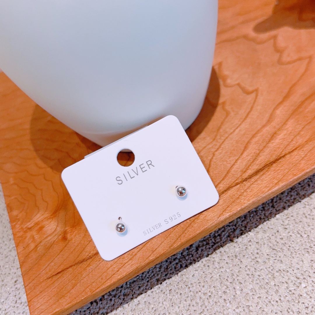 S925 Sterling Silver Earrings Precision Graduation Gold