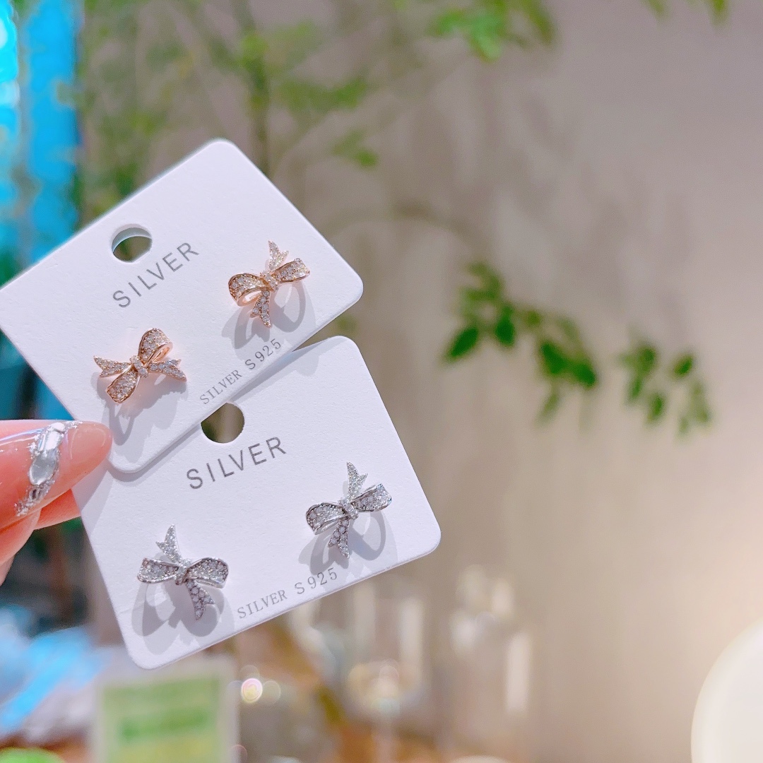 Hypoallergenes Silber Ohrringe Hochwertig Heiratsantrag Gold