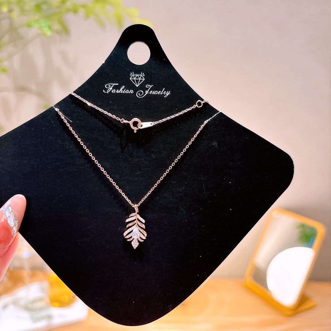 925 Silver Necklace Pure Graduation Silver