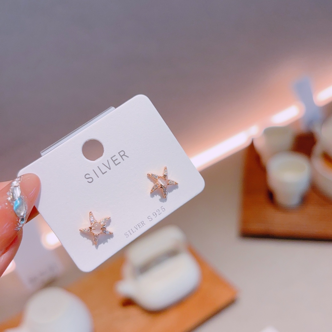 Fine Silver Earrings Elegant Father's Day Silver