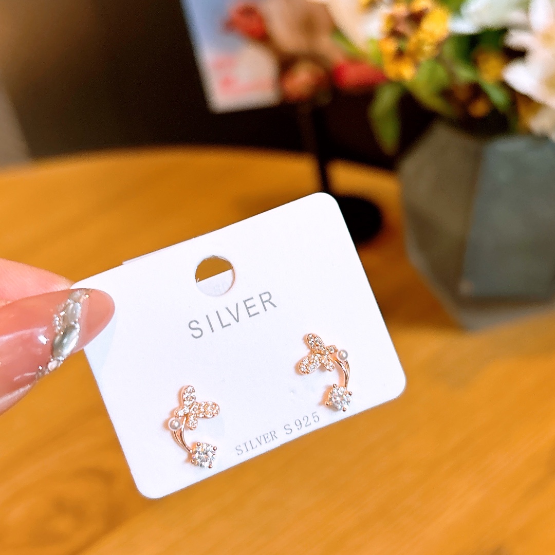 Fine Silver Earrings Ultra Minimal Mother's Birthday Silver