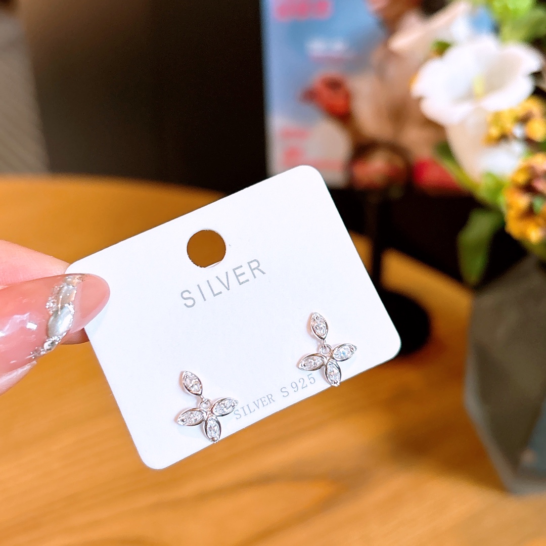 Nickel Free Silver Earrings Lively Bestie Gift Gold