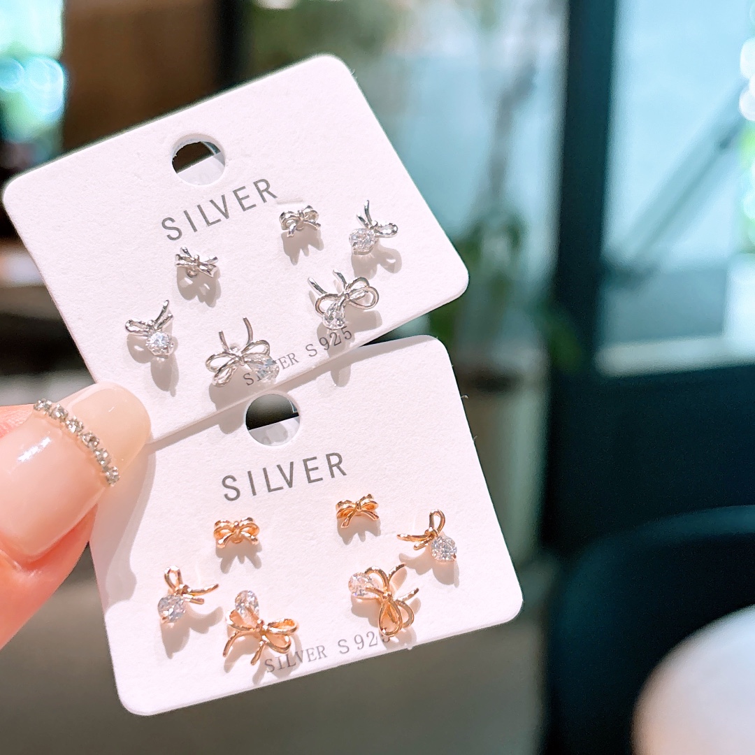 High Polish Silver Earrings Precision Party Gold