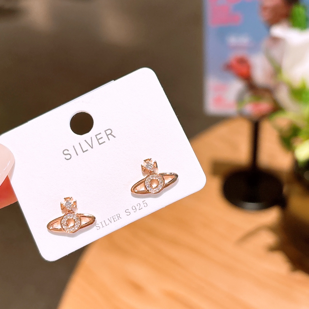 Solid Silver Earrings Fashion Wedding Favor Silver