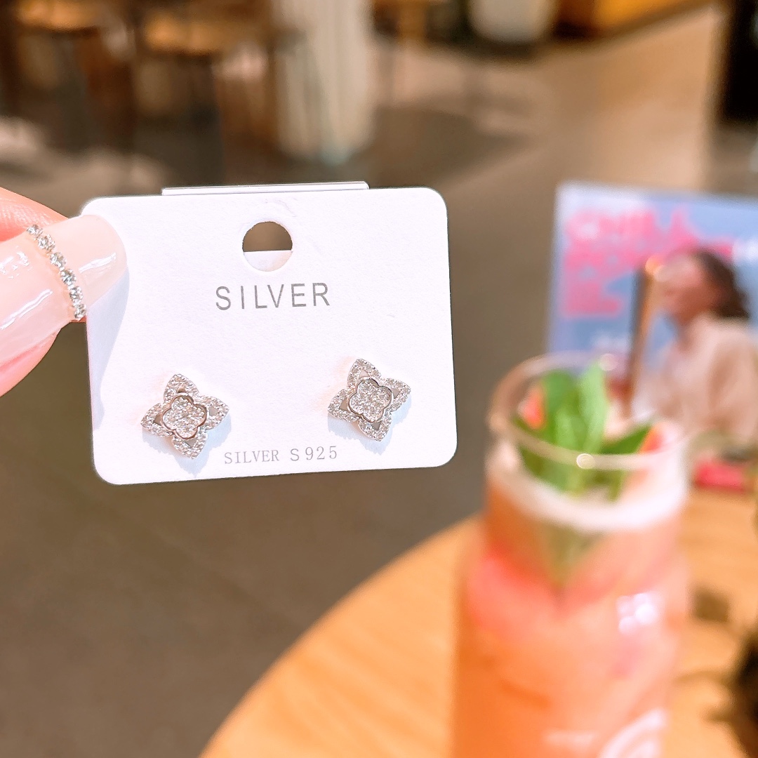 Hypoallergenic Silver Earrings Intellectual Wedding Favor Gold