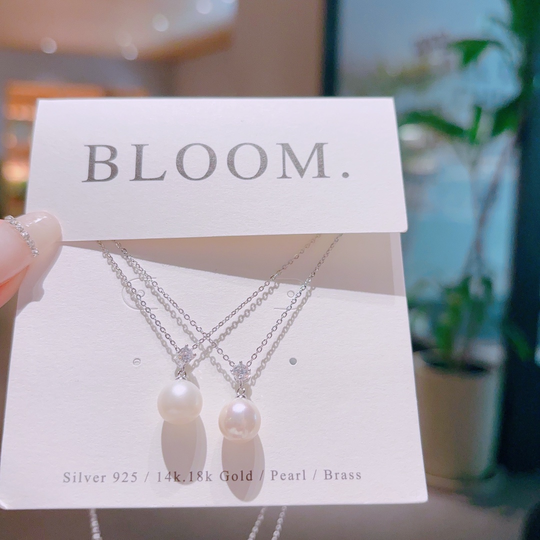 S925 Sterling Silver Necklace Korean Style Travel Gold