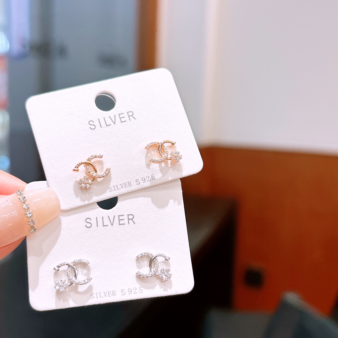 さわやか系ニッケル無添加銀イヤリングゴールド ウェディングギフト