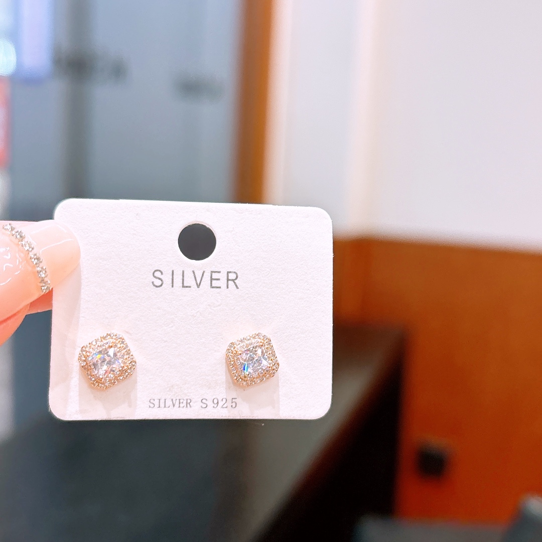 森ガールニッケル無添加銀イヤリングゴールド バレンタインデー