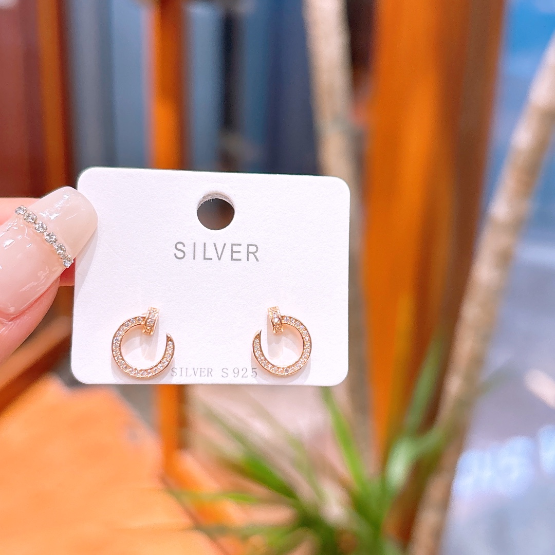 Fine Silver Earrings Gentle Wedding Silver