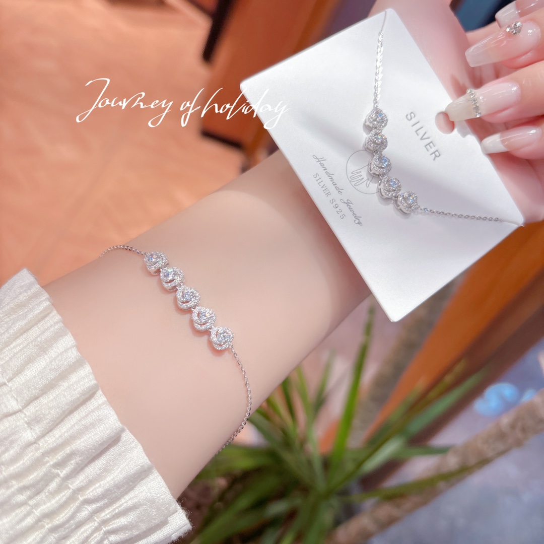 幻想的925シルバーブレスレットシルバー ウェディング