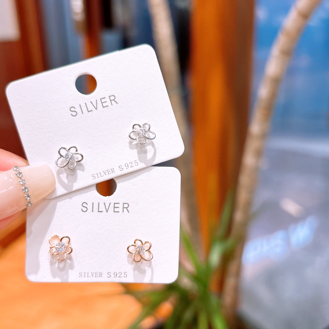 Hypoallergenes Silber Ohrringe Rein Lehrertag Silber