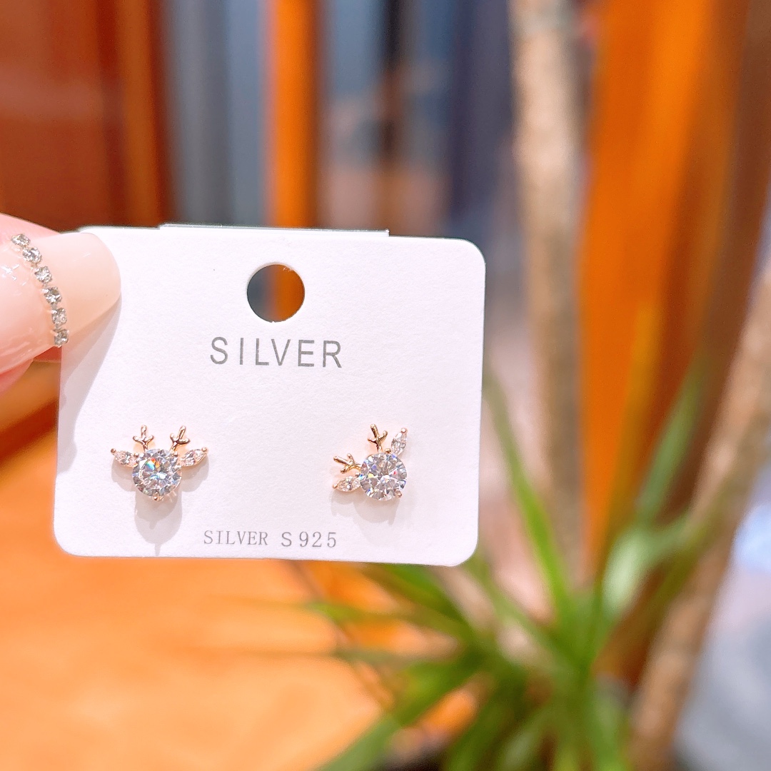 High Polish Silver Earrings Chic Bestie Gift Silver