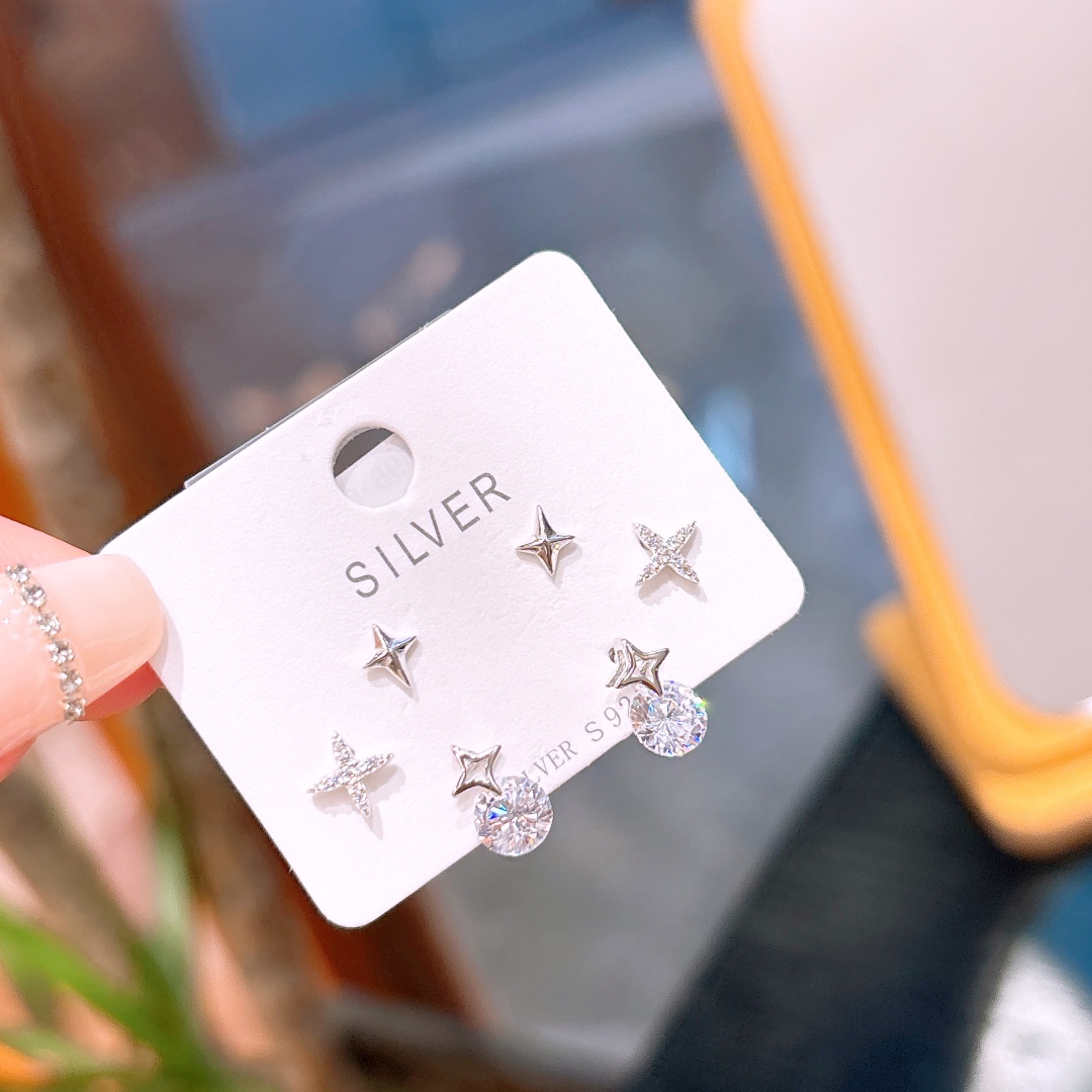 Hochglanzpoliertes Silber Ohrringe Frisch Verabredung Gold