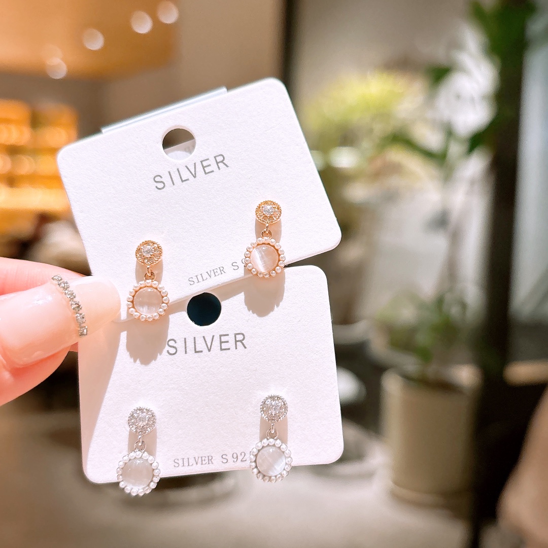 Low Allergy Silver Earrings Dainty Self-love Gold