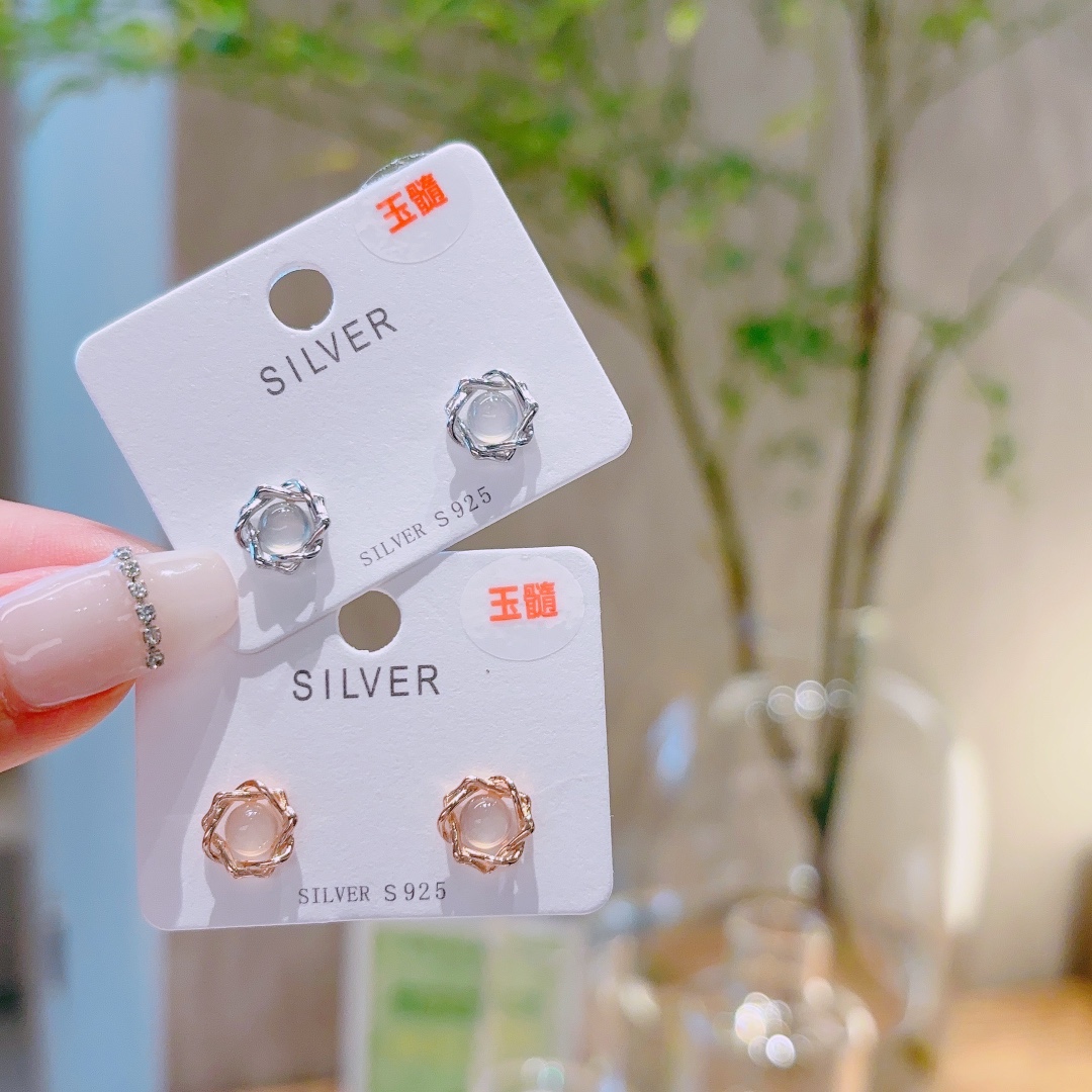 Nickel Free Silver Earrings Soft Party Gold