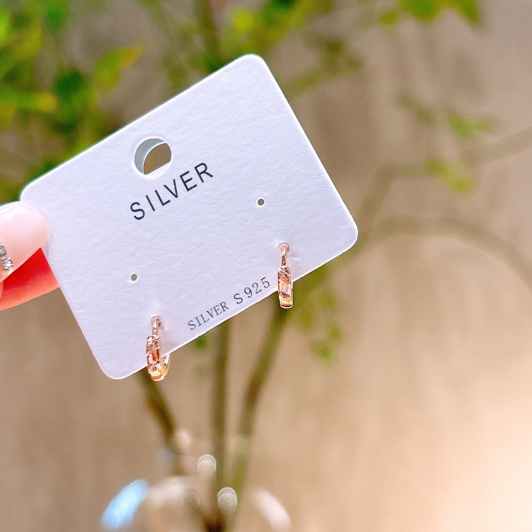 Hypoallergenic Silver Ear Cuffs Chic New Year Gold