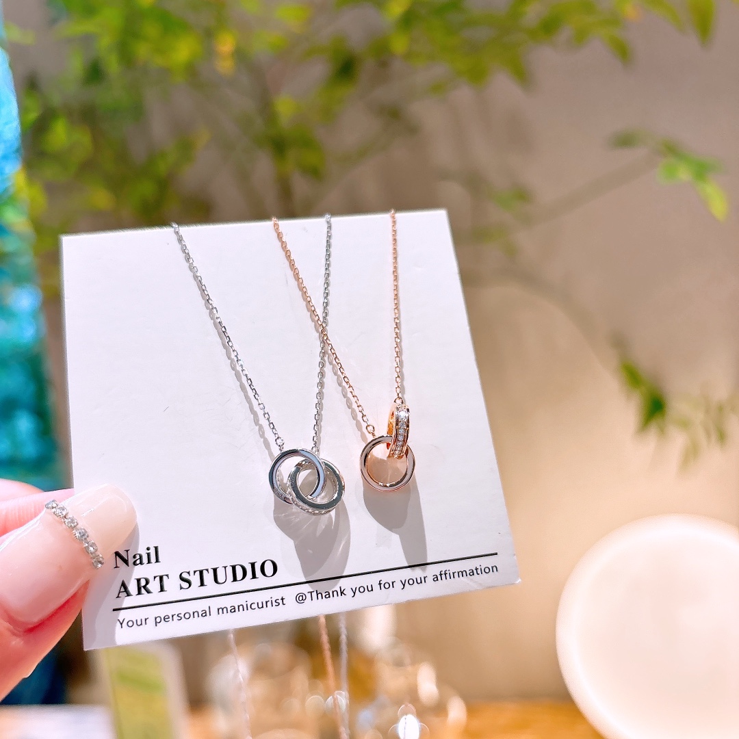 清純低アレルギー銀ネックレスゴールド 親友へのプレゼント