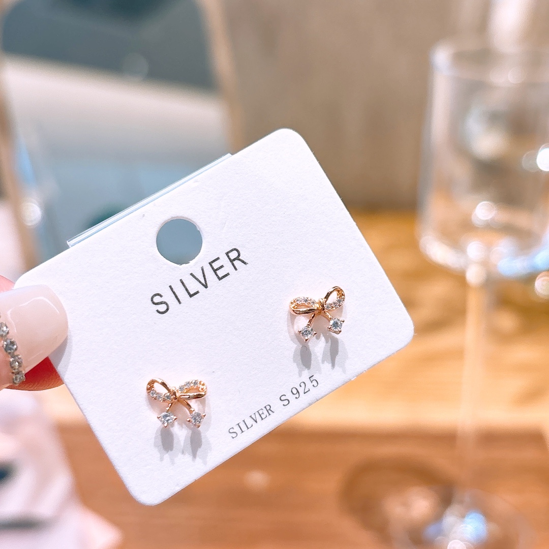 Nickel Free Silver Earrings Cute Proposal Gold