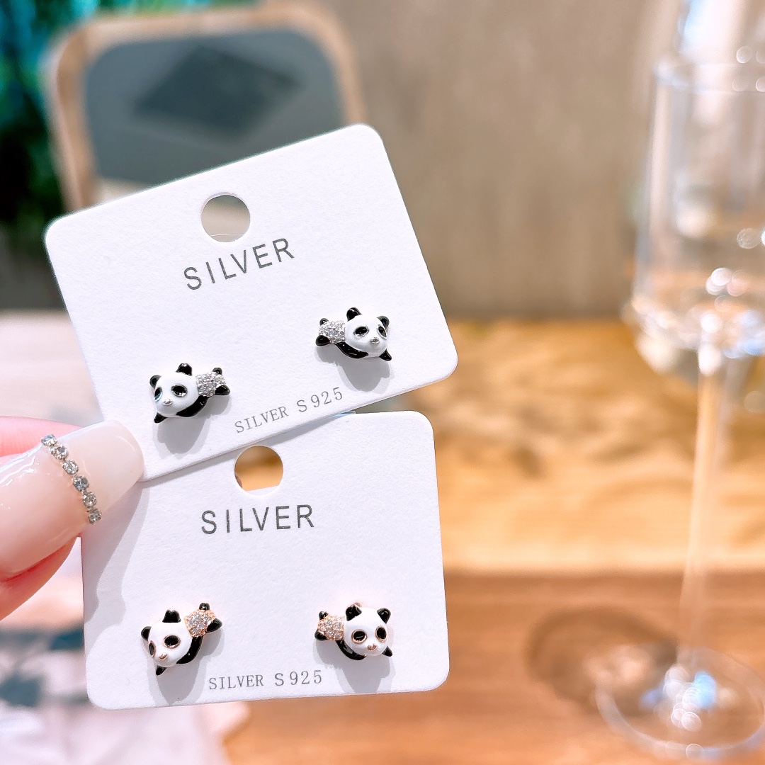 Nickelfreies Silber Ohrringe Verspielt Muttertag Gold