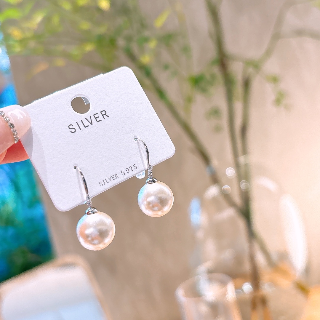 925 Silver Drop & Thread Earrings Forest Proposal Gold