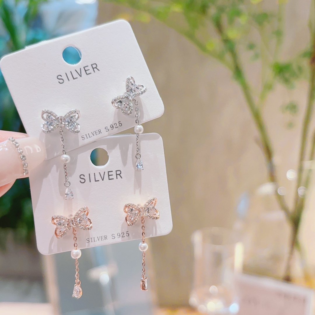 Fine Silver Earrings French Spring Festival Silver