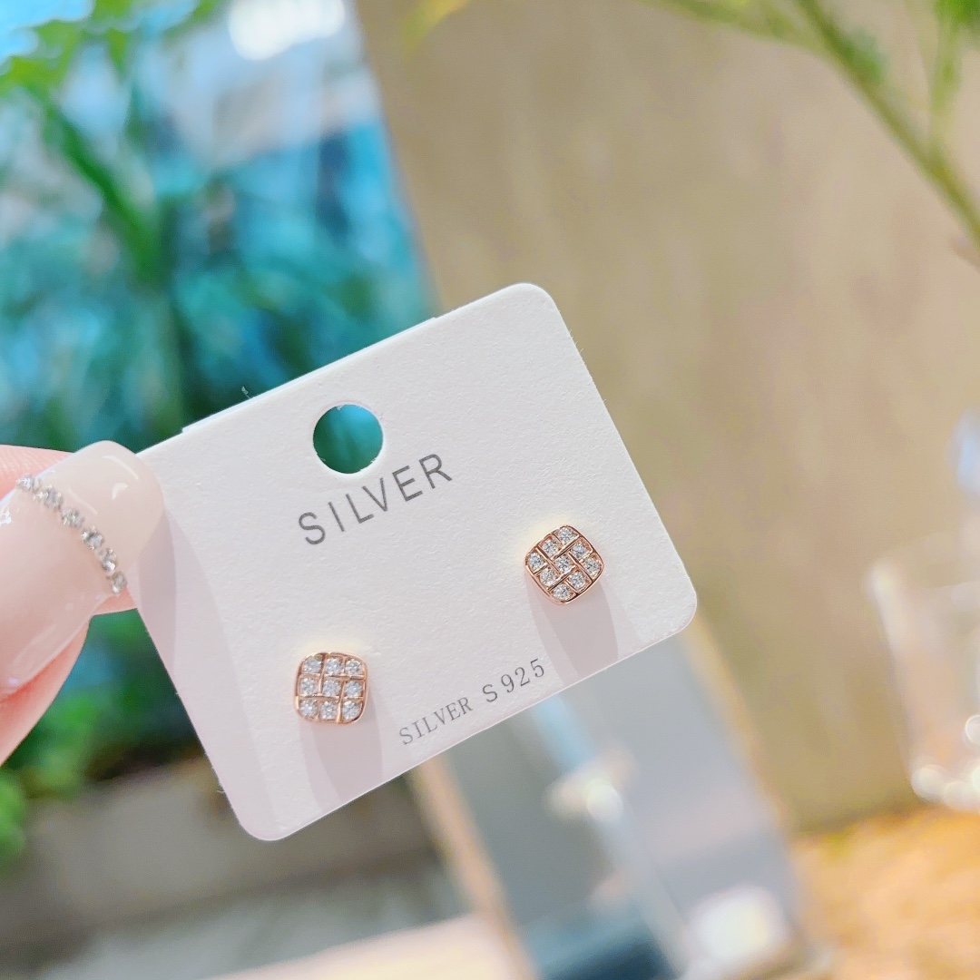 Nickelfreies Silber Ohrringe Verspielt Büro Silber