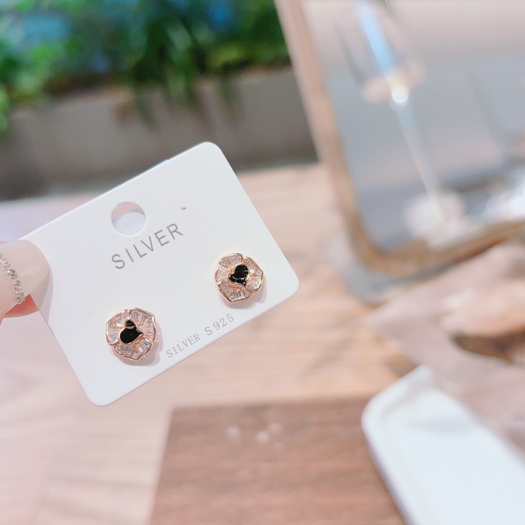 Low Allergy Silver Earrings Minimalist Wedding Gold